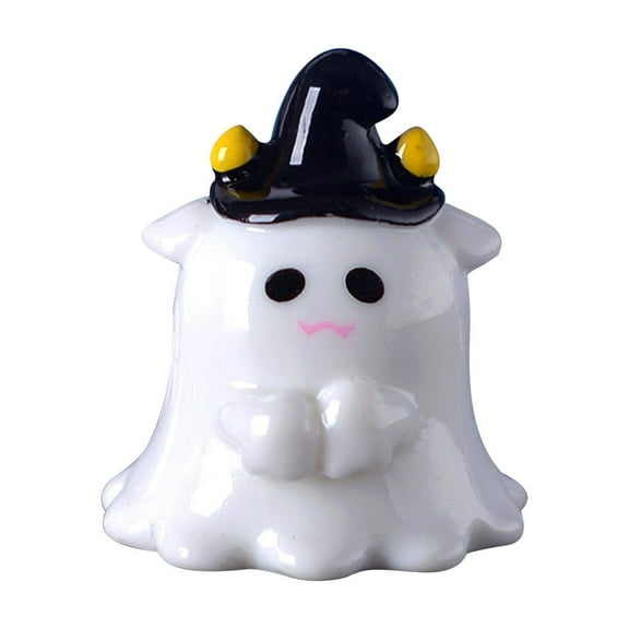 EUDIDV Halloween Figurines Halloween Small Animals Moss Small Ornaments Cute And Silly Ghost Pig Accessories Halloween decorations Creepy Tabletop Decor
