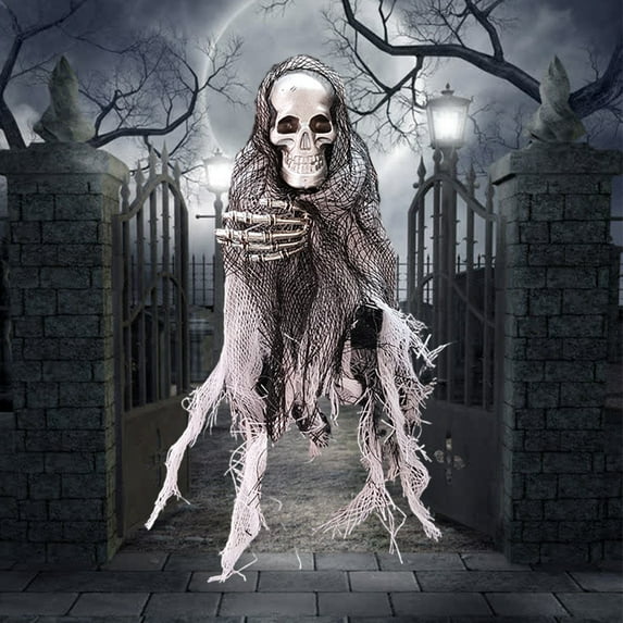 EUDIDV Halloween Figurines Skull Car Aromatherapy Halloween Gift Car Outlet Solid Perfume Interior Decoration Creepy Tabletop Decor