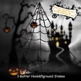 thumbnail image 1 of EUDIDV Halloween Ornaments Halloween Decoration Props Halloween Super Fan Web Party Easter Decoration Props Creepy Halloween Props, 1 of 2