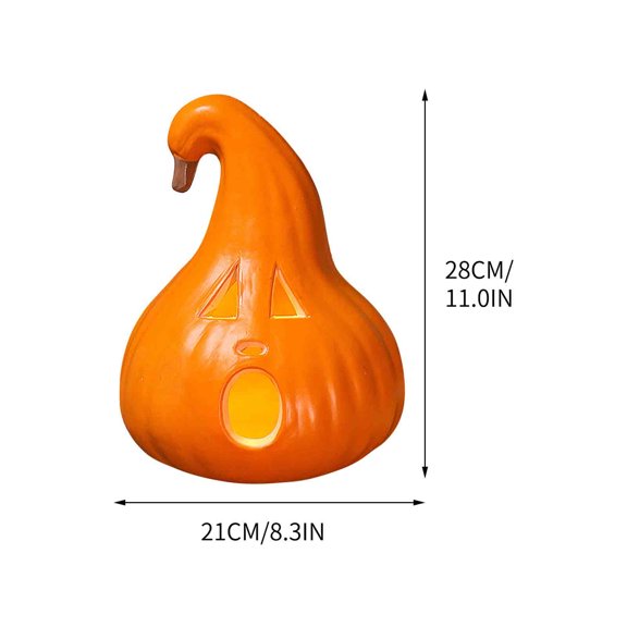 EUDIDV Halloween Pumpkin Lantern Halloween Scene Decoration Funny Pumpkin Lantern Hollow Out Big Pumpkin Decorative Lights Haunted House Lights