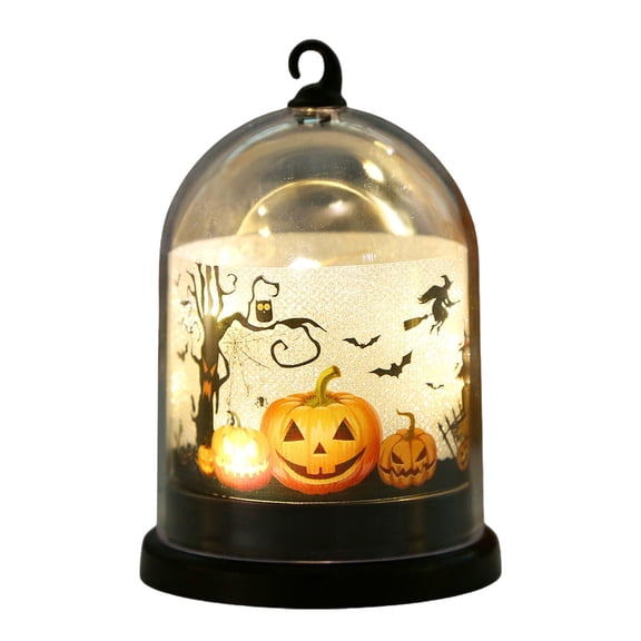 EUDIDV Halloween lights Ghost Decorative Lights Halloween Decorations Children's Gifts Pumpkin Lanterns Witch Lanterns Castle Lanterns Night Lights Lights Led Candle Lights Layout Ornaments