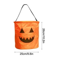 EUDIDV Halloween lights Ghost Decorative Lights LED Halloween Candy Bags Up Halloween Party Bags Halloween Bags Up Candy Bags Multipurpose Reusable Bucket For Halloween Supplies Favors