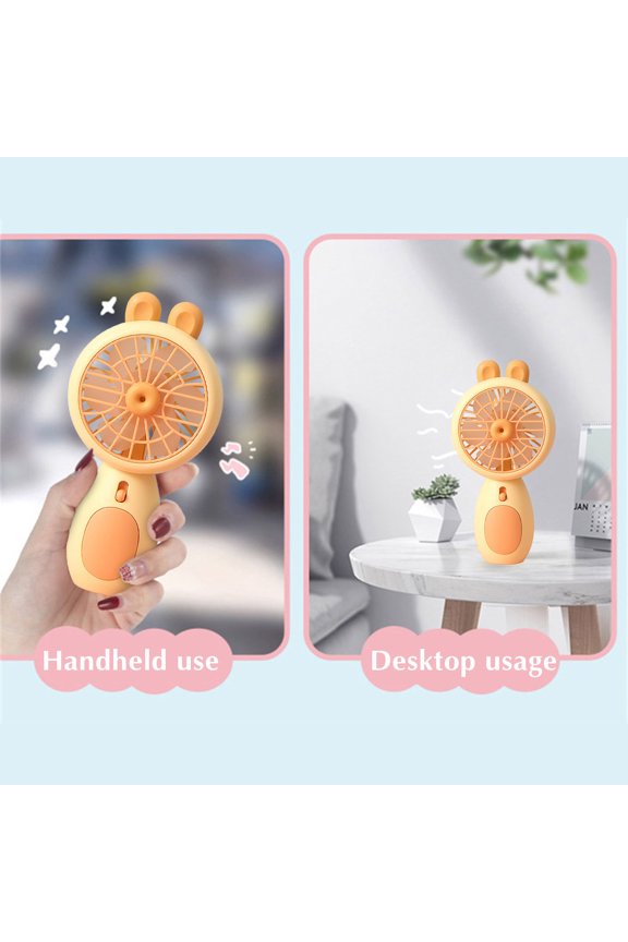 Hand Held Fan Rechargeable Summer Refreshing Handheld Fan WIth LED Portable USB Charging Light Mini Fan USB Fan Portable