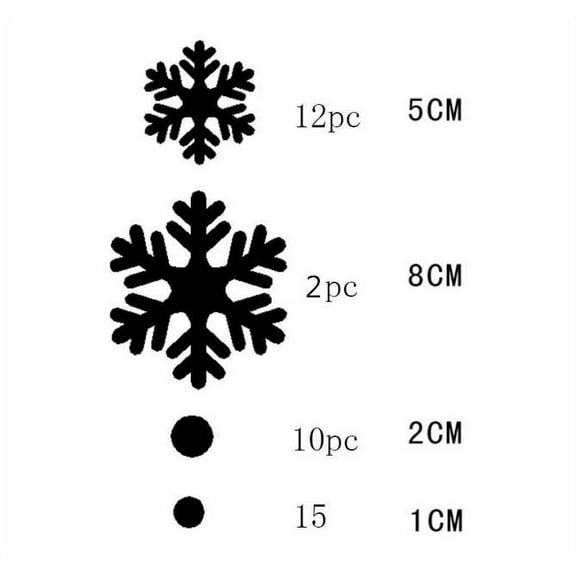EUDIDV Holiday Decals Wall Window Stickers Angel Snowflake Christmas Vinyl Art Decoration Decals Xmas Decorative Stickers