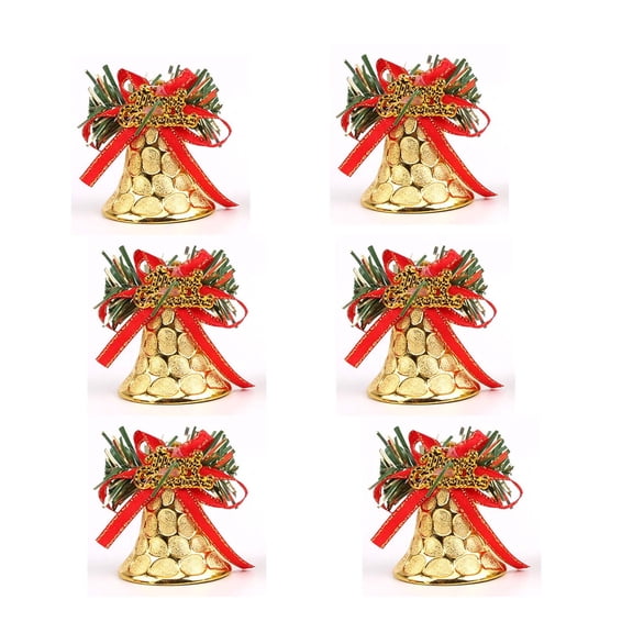 EUDIDV Holiday Decorations Christmas Tree Wall Clock Pendant Party Decoration Ornaments Christmas 6pc Xmas Tree Ornaments