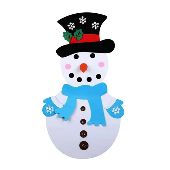 EUDIDV Holiday Hanging Decor Christmas Snowman DIY Change Christmas Snowman Pendant Christmas Decorations Xmas Decorative Hangings