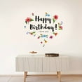thumbnail image 1 of EUDIDV Home Decor Accents Happy Birthday Wall Stickers Living Room Bedroom Background Wall Home Decoration Wall Stickers Home Decor Clearance Accents, 1 of 6