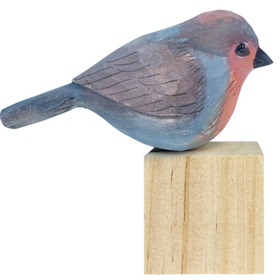 EUDIDV Home Decor Clearance Bird Figurines Hand Carved Painted Wooden Statues For Home Decor Accents Sculptures Ornaments For Shelf Table Decor Home Decor Items