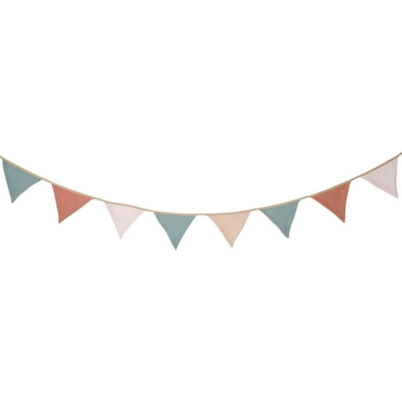 EUDIDV Home Decor Clearance Children's Double Layered Cotton Solid Color Flag Birthday Party String Flag Kindergarten Home Camping Decoration Hanging Flag 2.6m Home Decor Items