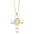 thumbnail image 1 of EUDIDV Home Decor Clearance Europe And The United States Zirconia Pendant Our Lady Of The Necklace Women's Collarbone Chain Home Decor Items, 1 of 3