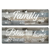 EUDIDV Home Decor Clearance Family Home Three-dimensional Wooden Wall Sticker For Home Decoration Wall Sticker Home Decor Items