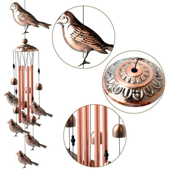 EUDIDV Home Decor Clearance Wind Chimes Aluminum Hanging Ornament Home Outdoor Garden Yard Decor Home Decor Items