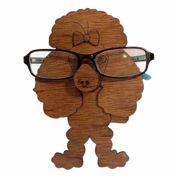 EUDIDV Home Decor Items Animalss Dog Glasses Frame Table Top Decorative Glasses Frame Decorative Accessories