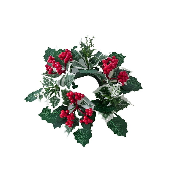 EUDIDV Home Decor Items New Candlestick Decoration Wreath Table Candle Decoration Props Simulation Flower Table Candle Table Flower Decorative Accessories