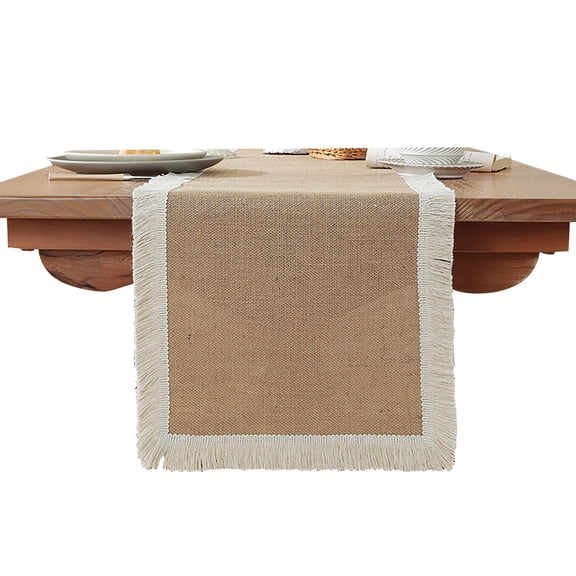 EUDIDV Home Decor Items Table Flag Festival Natural Linen Weaving Party Decoration Decoration Foyer Chest Cover Handkerchief Decorative Accessories