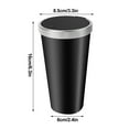 thumbnail image 1 of EUDIDV Home Storage Boxes Car Mounted Garbage Bin Storage Box Multifunctional Press Open Lid Storage Bin In The Car Suitable For Multiple Scenarios Storage Bin Shelf Dividers, 1 of 2