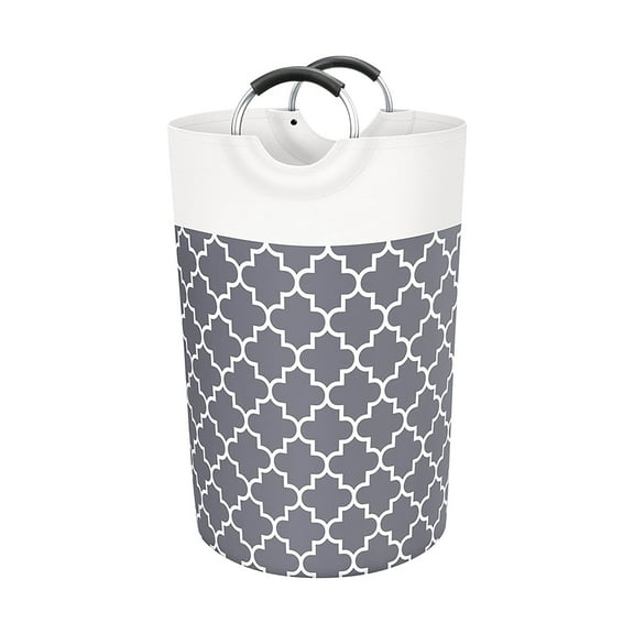 EUDIDV Home Storage Boxes Folding Dirty Cloth Basket Bathroom Large Capacity Fabric Changing And Washing Cloth Storage Bucket Lantern Printing Dirty Cloth Basket Shelf Dividers