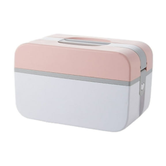 EUDIDV Home Storage Boxes Home Drug Storage Box Multi-layer Compartment Box Portable Handheld Box Shelf Dividers