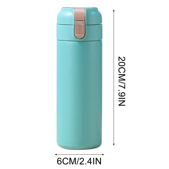 EUDIDV Insulated Leak-proof Stainless Steel Flask Digital Display Temperature Stainless Steel Cup Intelligent Temperature Display Pea Cup One-button Convenient Bouncing Cup Travel Stainless Steel Mug