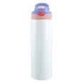 thumbnail image 1 of EUDIDV Insulated Travel Mug Kids Water Bottles 20oz Custom Insulated Stainless Steel Water Bottle For Girls Boys With Name Straw Lid Customized Children Cups Gifts For School Travel 600ML Thermos, 1 of 1
