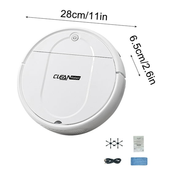 EUDIDV Intelligent Cleaner Robot Fully Automatic Sweeping Robot, Household USB Charging Cleaning Machine, Mini Intelligent Vacuum Cleaner Automatic Floor Cleaner