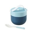 thumbnail image 1 of EUDIDV Kitchen Spoons Soup Cup Soup Bowl Breakfast Milk Cup Takeaway Portable Mini Soup Can Office Worker Cereal Cup Mixing Spoons Spoons and Forks Set, 1 of 2