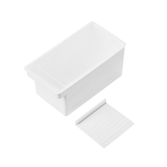 EUDIDV Leakproof Cheese Packaging Box Refrigerator Fruit Preservation Box Ginger Garlic Seasoning Storage Box Flip Over Butter Storage Box Leakproof Food Box