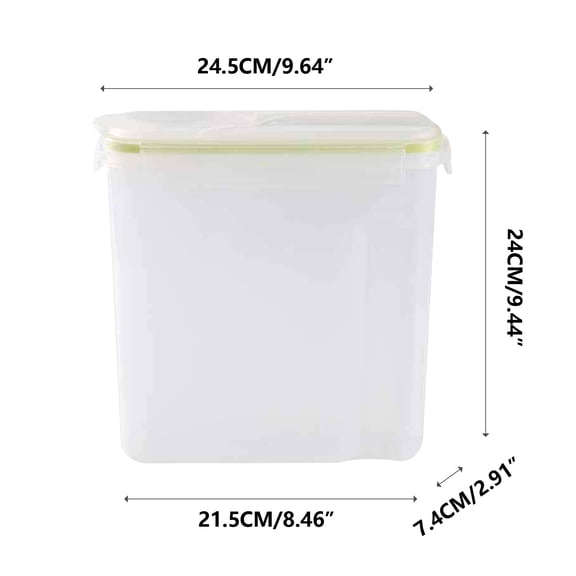 EUDIDV Leakproof Kitchen Large Sealed Jar Grain And Miscellaneous Grain Jar Storage Jar Dry Goods Preservation Box Proof Large Capacity Storage Jar Leakproof Food Box