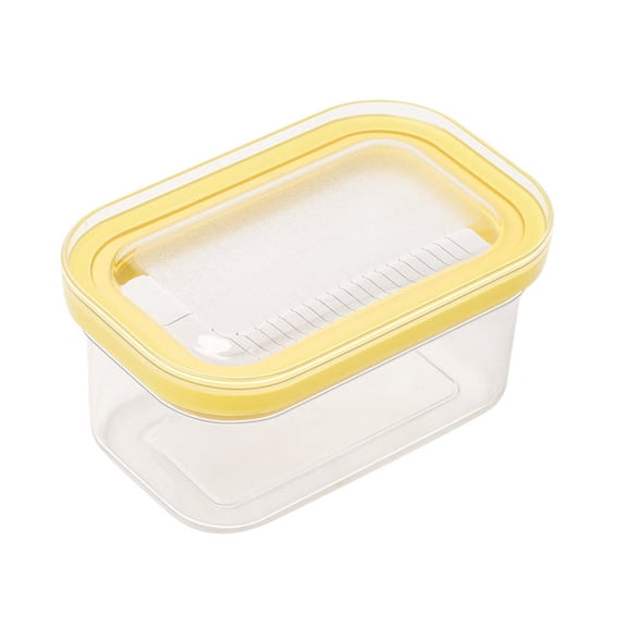 EUDIDV Leakproof Plastic Butter Cutter Slicer, Large Airtight Butter Dish Container With Lid For Fridge, Easy To Cut & Store Leakproof Food Box