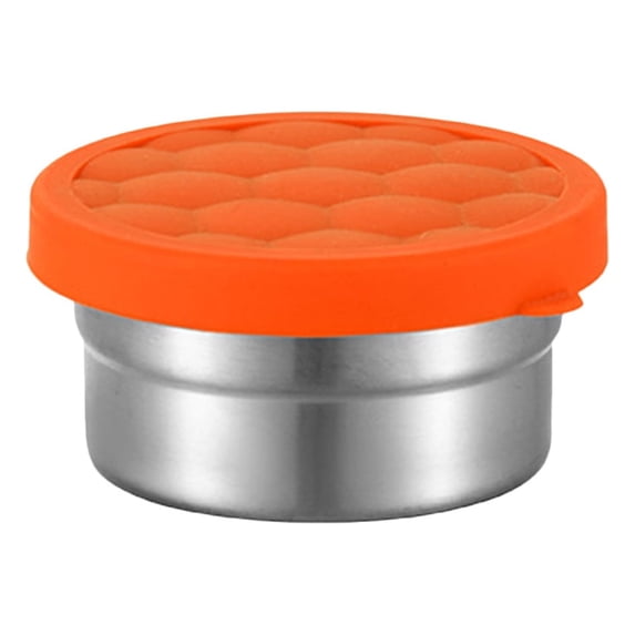 EUDIDV Leakproof Stainless Steel Snack Containers S,Food Storage Containers With Lid, Leakproof Snack Bento Box,Reusable Small Portable Salad Bento Box Leakproof Food Box