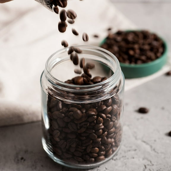 EUDIDV Leakproof Thick Glass Jar Lid , Reusable Leak Proof Wide Mouth Jar Overnight Oats Fruit Salad Dressing Snack Cereal Dressing Condiment Leakproof Food Box