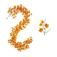 thumbnail image 1 of EUDIDV Maple Leaf Garland - Thanksgiving and Halloween Decor, Artificial Realistic Fall Foliage Hanging Vine for Indoor/Outdoor Party, Wedding/Fireplace Decoration with Hanging Hook, 1 of 7