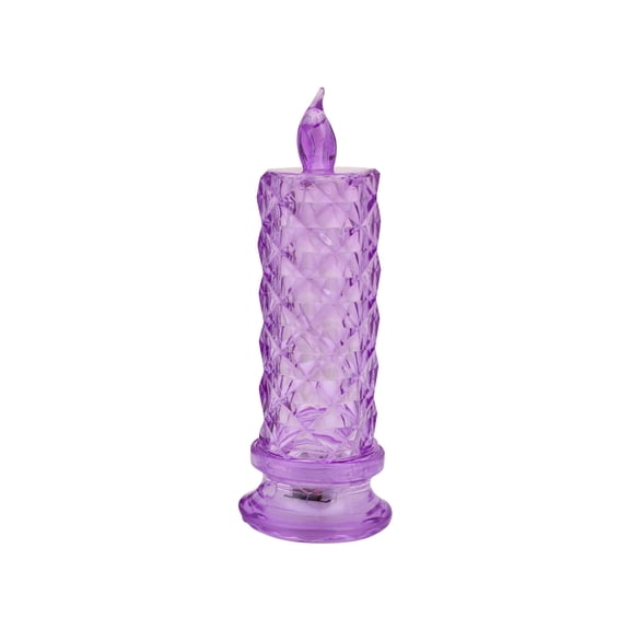 EUDIDV Night Light for Kids Flameless Candle Rose Pattern Refraction Projection LED Electronic Candle Atmospheric Night Light Table Decoration Imitation Crystal Lamp Marriage Proposal LED Night Light