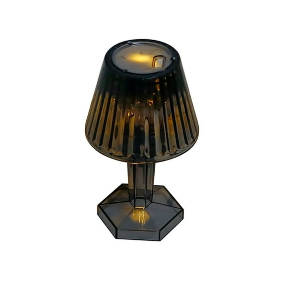 EUDIDV Night Light for Kids Vintage Colored Acrylic Simulation Glass Dining Table Decoration Electronic Small Night Light European Style Wind Lamp LED Night Light