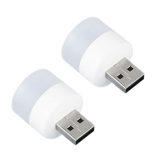 EUDIDV Night Light for Kids 2PC Usb Night Light Bedroom Bedside Night Light Power Bank Power Outage Emergency Light Car Usb Light LED Night Light