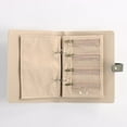 thumbnail image 1 of EUDIDV Ornament&nbsp;Storage Leather Portable Jewelry Storage Book Foldable Travel Jewelry Storage Box Jewelry Storage Bag Booklet Loose Leaf With Transparent Zipper Velvet Bag Storage Bins, 1 of 5