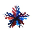 thumbnail image 1 of EUDIDV Patriotic Decor Independence Day Decoration Glitter Snowflake Charmsing Hanging Decorations 4th Of July Party Supplies Party Supplies​, 1 of 6