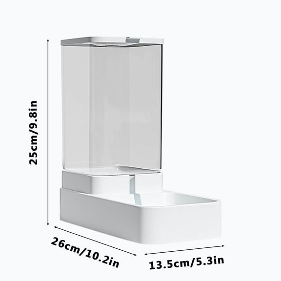 EUDIDV Pet Feeding Tools Automatic Cats Feeder Smart Timed Cats Feeding Station 3.8L Auto Dog Waterer Bowl Dispenser Dispense Pet Food Container Programable Dry Food Dispenser Creature Care Feeder