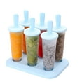 thumbnail image 1 of EUDIDV Popsicles Molds 6PC/1 Set Circular With Lid Ice Tray DIY Ice Cream Popsicle Mold Trays Popsicle Molds for Kids, 1 of 3
