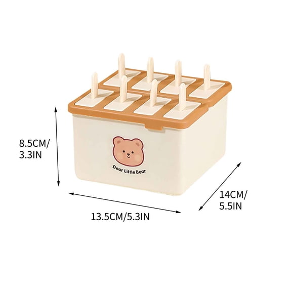 EUDIDV Popsicles Molds Home Made Ice Cream Set Box For Making Ice Cream Children's Ice Cream Stick Ice Maker Popsicle Mold Trays Popsicle Molds for Kids