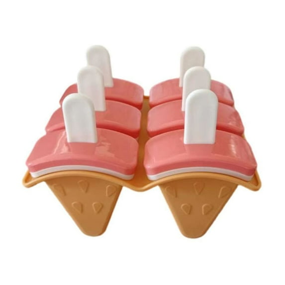 EUDIDV Popsicles Molds Watermelon Ice Popsicle Moulds With Handles Reusable Easy To Demould Drip-Proof Homemade Popsicle Ice Cream DIY Good Fruit Popsicle Popsicle Mold Trays Popsicle Molds for Kids