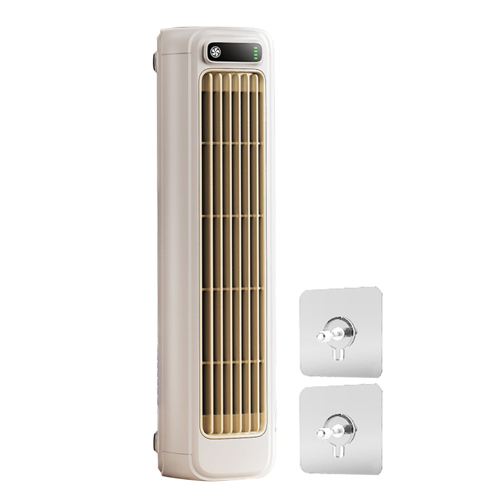 EUDIDV Portable Fan Tower Fan Strong Wind Silent Fan High Battery Capacity Office Desk Wall Mounted Kitchen Portable USB Fan With Two Nail Wall Mounted Stickers;Suitable for Indoor and Outdoor Use