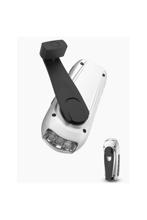 Portable Flashlight Crank Flashlight,Emergency Rechargeable LED Flashlight,Camping Light,Self Powered Rechargeable Flashlight For Outdoor Mountaineering Backpack Hiking Durable Torch Bright