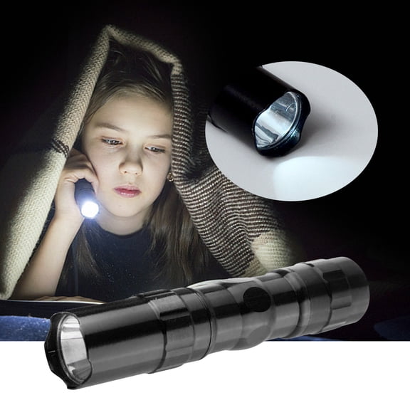 EUDIDV Portable Flashlight LED Flashlight 3W Bright LED Battery-Powered Handheld Pocket Compact Torch Flashlight Metal Key Chain Flash Light For Reading Camping Hiking Out Durable Torch Bright