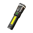 thumbnail image 1 of EUDIDV Portable Flashlight LED Flashlights High Powered Super Bright Flashlight Rechargeable 4 Modes Flash Lights With Side Light For Emergency Outdoor Home Camping Hiking Gift Durable Torch Bright, 1 of 7