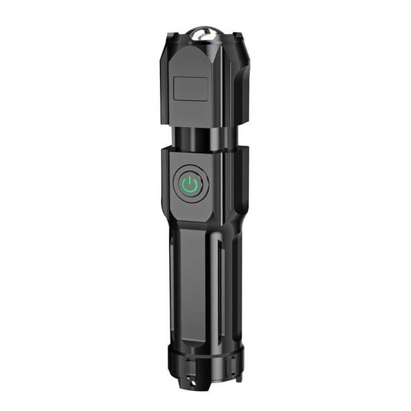 EUDIDV Portable Flashlight Rechargeable LED Flashlight: 3 Modes, Retractable, IPX5, Powerful Handheld Flash, Suitable For Emergency Situations, Camping, And HikingRecharge Durable Torch Bright