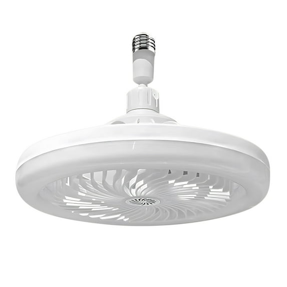 EUDIDV Portable Lighted Fans Study Bedroom Living Room Super Bright Energy-saving Fan Light E27 Universal Head Three Gear Light Three Gear Wind Speed;Fans with Illumination