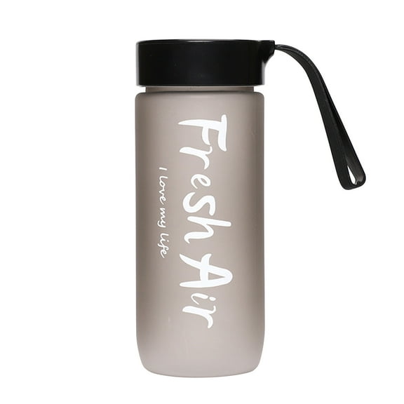 EUDIDV Portable Plastic Cup Plastic Cup Frosted Mug Large Capacity Fresh Student Portable Cups 600ml Kids Plastic Cup