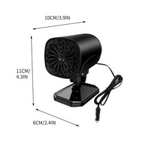 EUDIDV Portable Room Heater Car Heater Small Defrost And Defog Car High Power Heater Car Heater Electric Heater