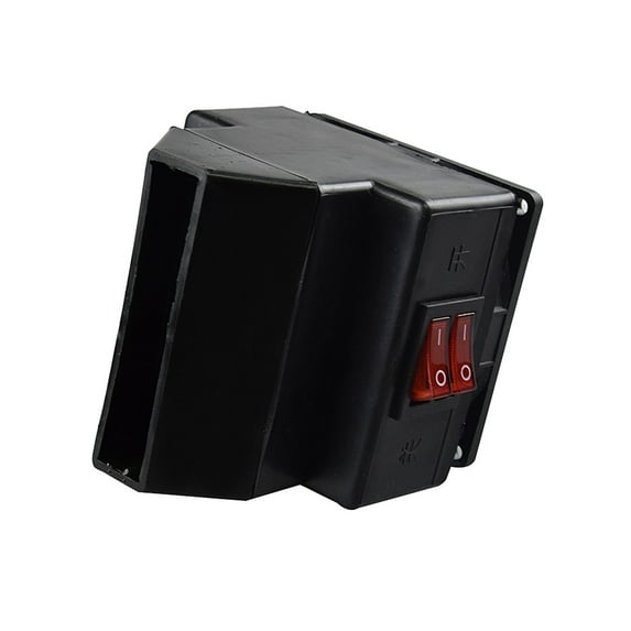 EUDIDV Portable Room Heater Engineering Car Heater Electric Heater Car Defroster 12V Car Heater Black Style ABS Material Strong Wind Power Bass Design Electric Heater